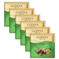Alternative view of شوكولاتة جوديفا (قوديفا) بالبستاشيو والكراميل | شوكولاتة GODIVA غنية بمذاق خاص 60 جرام × 36 قطعة