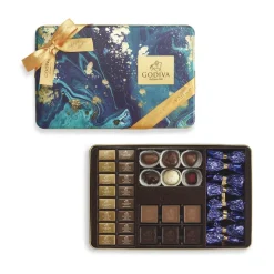 شوكولاتة جوديفا سيجنتشر Godiva Signature | علبة معدنية مميزة | 92 قطعة