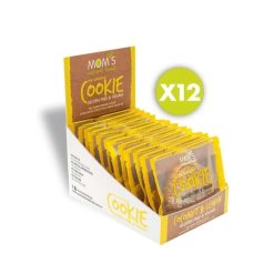 كوكيز خالي من الجلوتين بنكهة الليمون وجوز الهند من Mom's Natural Foods - عبوة 12 قطعة